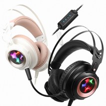 COX CH60 SOUND PLUS 리얼 7.1 게이밍 헤드셋, 화이트