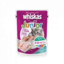 PH214249 애정템 위스카스 키튼 파우치(참치) 85g 고양이유기농사료 고양이밥 대용량고양이사료 키튼사료 고양이키튼사료 고양이간식 노령묘사료 로얄캐닌 고양이진드기 로얄캐닌베이비, 1