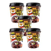 [뽀로로] 짜장 컵떡볶이 5개, 단품, 상세설명 참조