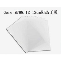 산업용 Gore M78812um 복합 양이온 교환막 Proton 막 pemfc이온 수지, 01 10x10cm