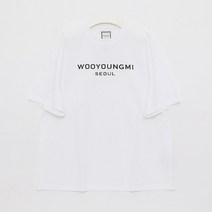 우영미 오늘출발) 24SS W241TS12721W 프린트로고 티셔츠