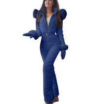 스키자켓 스키복상의 방수 보드복 겨울 원피스 점프 슈트 여성용 두꺼운 핫 스노우 보드 스포츠 지퍼 후드 운동복