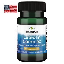 미국 Swanson Luteolin Rutin Complex 30캡슐 스완슨 루테올린 루틴 플라보노이드 직구 고함량