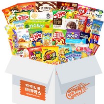 까까나라 럭키박스 35P 과자선물 고를필요없는 랜덤과자세트 사무실 어린이집 간식, 1SET