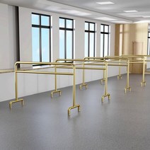 2단 발레바 개인용 가정용 무용학원 발레봉 스트레칭바, 2단 화이트 길이 120 높이 105