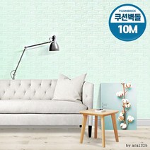 3D폼브릭 10M 폼블럭 시트지 쿠션벽돌 단열벽지 보온, 3D폼브릭 메탈실버 10M