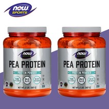 나우푸드스포츠 완두콩 피 프로틴 식물성 단백질 분말 무맛 907g 2개