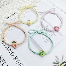 마이런웨이 과일 머리끈 4개 DAH262