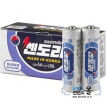 국산 쎈도리 알카라인 건전지 AA 24알(12팩) 1.5V LR6 벌크