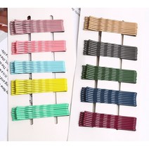 사라베 물결 롱 실핀 헤어핀 1세트 40P