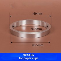 견고한 90/95 구경 컵 실러 알루미늄 링 라운드 밀크 티 자동 수동 밀봉 기계 스틸 호환 부품 1 피스, [11] K, 11K