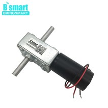 31zy 24 볼트 DC 듀얼 롱 샤프트 웜 기어드 모터 12V DC 감속기 모터 고 토크 반전 자동 잠금 자동 랙 모터, 24v 17rpm_package J