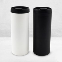 국산 포스코304 스텐 클래식 컬러 텀블러 360ml, 블랙