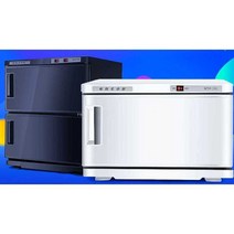 타올스팀기 타올온장고 미용실 네일샵 피부관리실, 50l 이중 도어 난방 모델 흰색