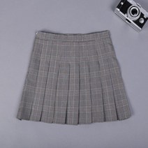 여자 스커트 롱 핀턱 레이스 캉캉 플레어 A라인 쉬폰 플리츠 풍성한