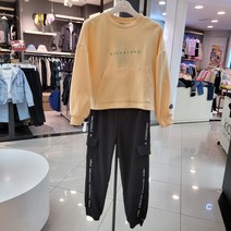 제이씨비 JCB 이런 가격이면~~ 망설이면 품절/주니어 아동복/봄 가을 남녀공용/편안한 착용감/빠른배송/크롭맨투맨+조거 상하세트 JBS8R144-7954