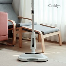 쿡클린 스윙모션 무선 물걸레 청소기 국내생산 자동회전 극세사패드X4