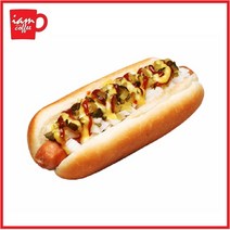 완제 핫도그 오리지날 120g /핫도그소세지빵/베이커리/커피/미트칠리 핫도그, 1개