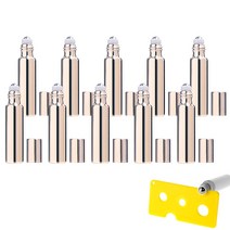 27리빙 부드럽게 발리는 롤온 향수 공병+롤온 따개 포함, 미러골드 10ml