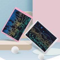 대형 LCD 패드 메모 보드 전자 칠판 스마트 메모장 그림 그리기 노트, 16인치 블루 단색 충전가능