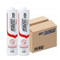 KCC 코레실 SW9535A 방화용 수성 아크릴 실란트 회색 300ml X 25개 박스