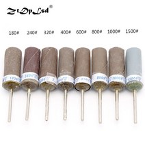 휴대용그라인더 휴대용절삭 ztdplsd 1pc 2.35mm 생크 샌딩 밴드 사포 그라인딩 휠 헤드 dremel 전기 드릴 연마 로터리 도구 벨트 종이, 120