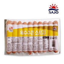 사조오양 옥수수콘 소시지 1kg, 단품