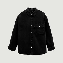 [행텐] 뉴코아덕천 오버핏 블랙 데님 셔켓 10410-020-214-10
