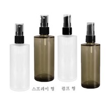 [화장품용기] 유리용기100ml(반투명)-에센스펌퍼 스프레이, 1개, 유리용기(펌프)반투명-100ml