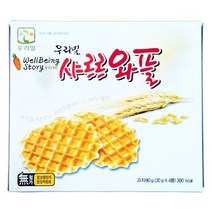 우리밀 국산버터 샤르르와플 과자 80g 10개, 1개