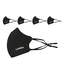 루미나마스크 5개입 귀끈 조절가능한 패션마스크, B타입16_스포츠(소형_S)_블랙5개입