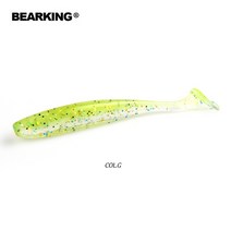 루어 피팅 낚시용품 Bearking ez Shiner 5cm 7.5cm 10cm wobblers for hot carp fishing soft lures 실리콘 인공 더블 컬러, col.g, 75mm16개