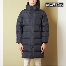 뱅뱅 뱅뱅 남성 롱구스 경량다운 차콜_R7S2