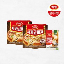 [본사직영] 하림 시카고피자 370g*2판+모짜렐라치즈볼140g, 2개