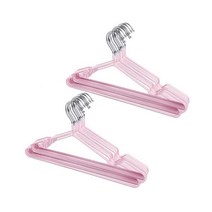스틸 어린이 홈 옷걸이 핑크 20개묶음 정리용품, 소형 핑크 20p
