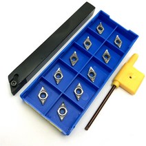 카바이드 SDNCN1010H07 SDNCN1212H07 SDNCN1616H07 SDNCNK07 외부 선삭 공구 홀더 DCMT070204 초경 인서트 금속 선반, [05] No holder, [01] DCMT070204 VP15TF