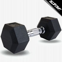 스타 고무 육각아령 1kg-10kg 육각 덤벨 아령(ER106), 고무아령(4kg)