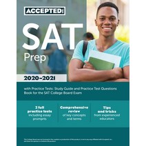SAT Prep 2020-2021 with Practice Tests:Study Guide and Practice Test Questions Book for the SAT..., Accepted, Inc.
