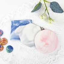 실링왁스 대리석 받침대 왁스 패드 3컬러, 추가, 그레이 원형
