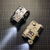 후래쉬 녹색 레이저 적외선 스코프 USB 충전 PEQ-15, 블랙 (녹색 레이저+적외선+백색 조명)