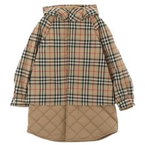 [버버리] [추가인하] 22FW 키즈 남아 빈티지 체크 후드 코트 8053680 A702