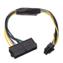 Mayitr 1pc 30cm 24 ~ 8Pin Optiplex 3020 ATX 전원 공급 장치 케이블 Dell H61/H81 용 마더 보드 어댑터 B, 한개옵션0
