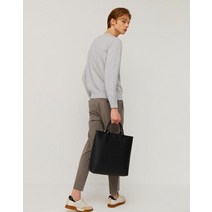23SS [NEW TOTE] 블랙 솔리드 로고패치 토트백M DBBA3E975BK