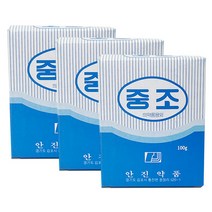 안진약품 중조 100g 베이킹소다 다목적 세탁 청소용 파우더, 3갑