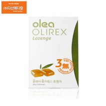올레아 올리렉스 로젠지 캔디 5개 허브 올리브 목, 1개
