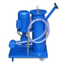 오일필터 기계 산업용 푸시 카트 유압유 윤활유 펌프, LUC-63X3/5/10/20(220V)