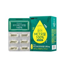 겟잇뉴트리 MCT오일 30캡슐 저탄수 C8 C10 케토제닉용 키토 여성 남성 중쇄지방산 카프릴산 카프르산, 1000mg * 30캡슐