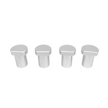 19MM/20MM 워크벤치 장부 테이블 스토퍼 알루미늄 벤치 도그 5 개 빠른 분해 목공 브레이크 인서트 제한 블, 01 for 20mm hole, 04 4 Pc Silver