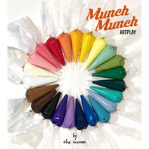 뭉크뭉크 크림클레이 50g / 30컬러 크림 클레이 케이크 모형 생크림 케익 만들기 diy, 베이비베어