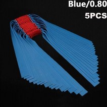 새총 사냥용 레이저 슬링샷 전문가용 고무줄 투석기 야외 내구성 고무 밴드 탄성 번지 교체 미끄럼 방지 가죽 라텍스 튜브 69mm 1, 5pcs blue 0.80